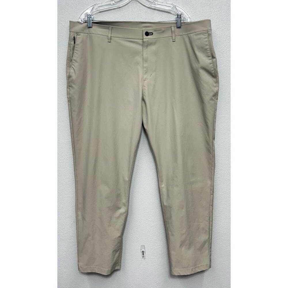 Public Rec Pants Mens 42x30 Dealmaker Workday 2.0 Khaki/Beige Five Pocket Chino